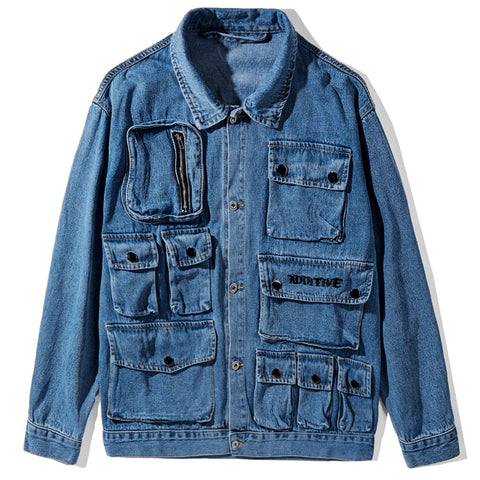 MULTI POCKET DENIM JACKET