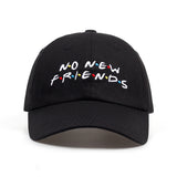 NO NEW FRIENDS DAD HAT - nonbinaryoutfitters