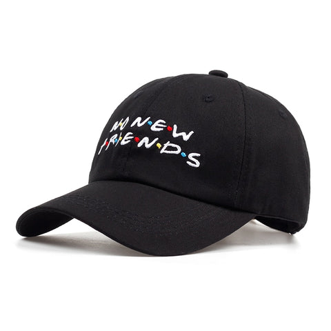NO NEW FRIENDS DAD HAT - nonbinaryoutfitters
