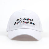 NO NEW FRIENDS DAD HAT - nonbinaryoutfitters
