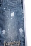 PAINT STAINED DENIM JEANS - nonbinaryoutfitters