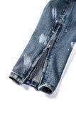 PAINT STAINED DENIM JEANS - nonbinaryoutfitters