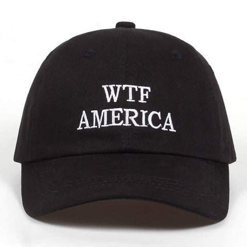 WTF AMERICA DAD HAT - nonbinaryoutfitters