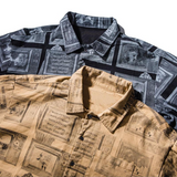 NEWSPAPER LONG SLEEVE SHIRT
