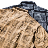 NEWSPAPER LONG SLEEVE SHIRT
