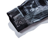 NEWSPAPER LONG SLEEVE SHIRT