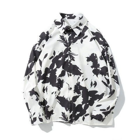 DARK FLOWER SHIRT - nonbinaryoutfitters
