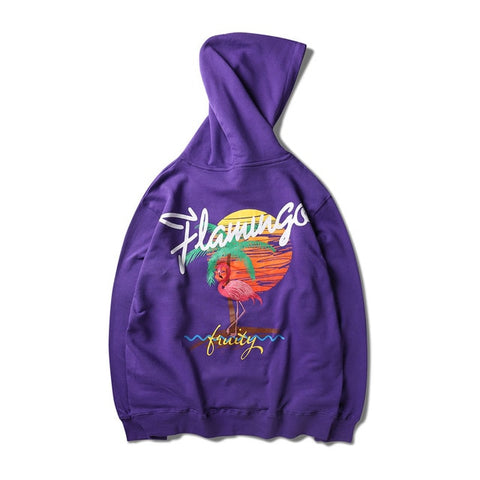 PINK FLAMINGO HOODIE - nonbinaryoutfitters